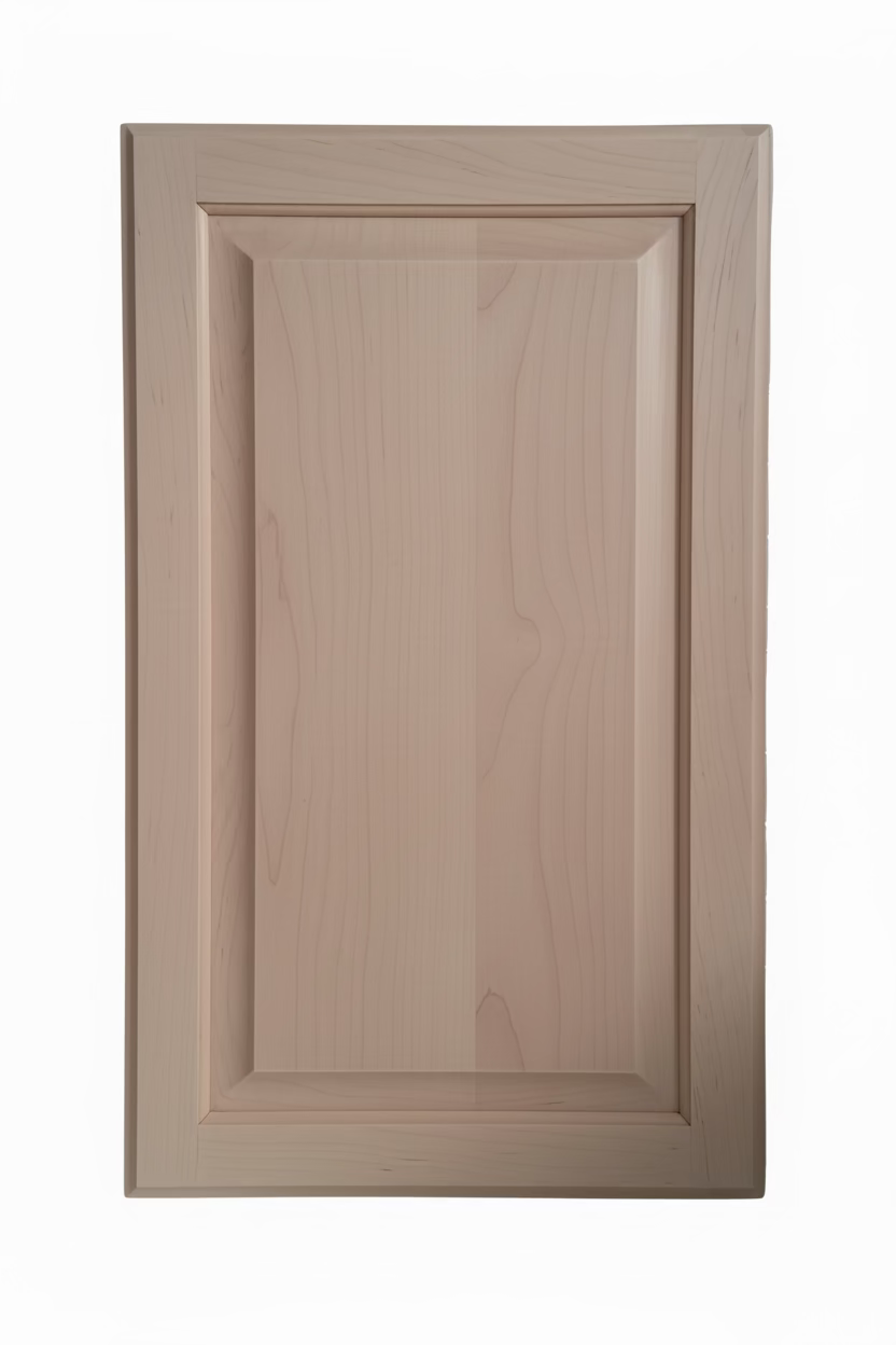 Raised panel with an inner round over and outer cove frame 